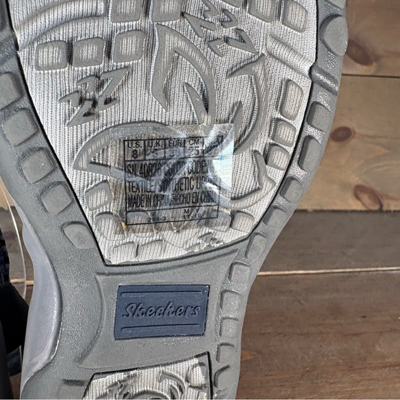 skechers reggae slim womens size 8 shoes blue strappy comfort slingback sandals - Picture 8 of 8